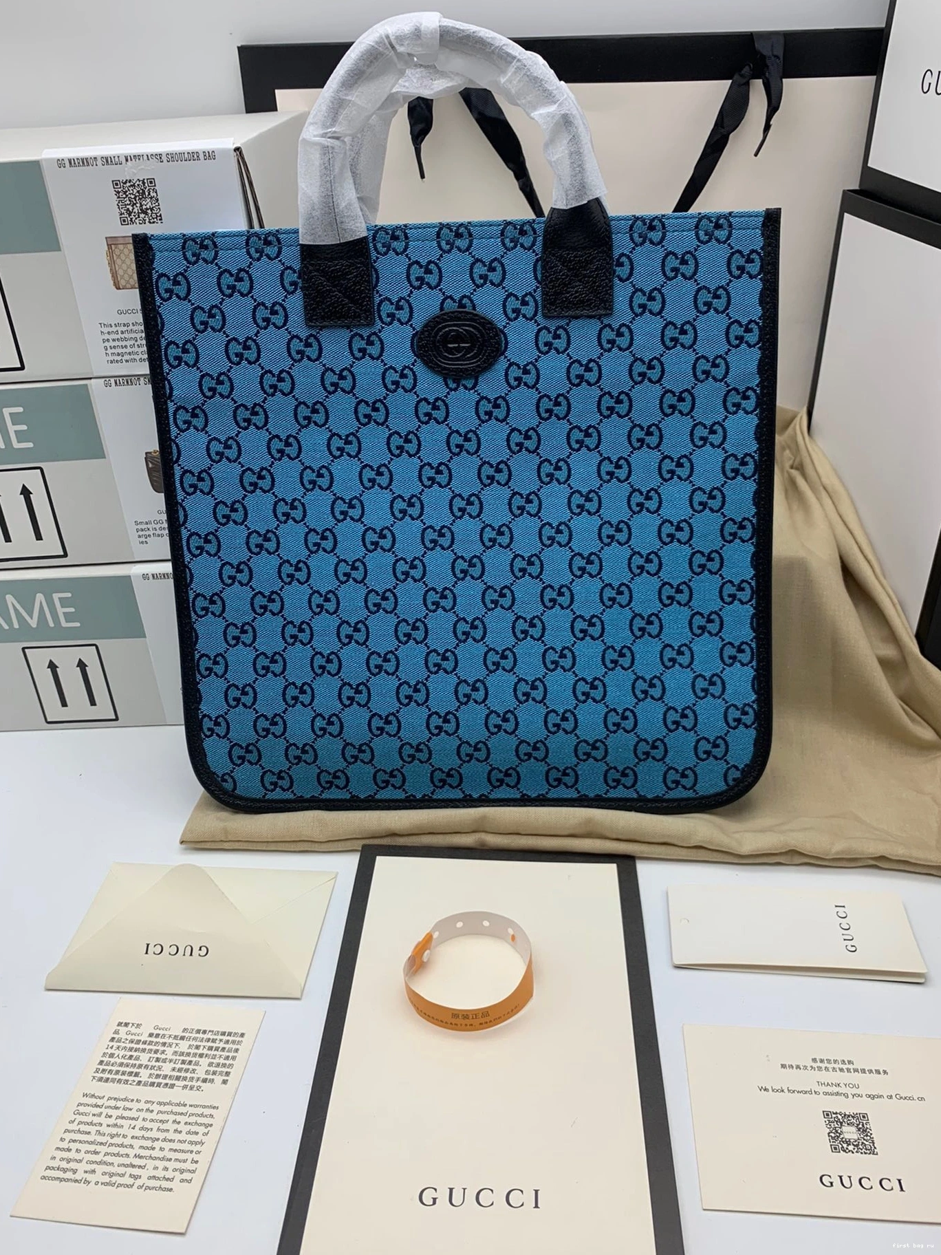 Firstbag ru Multicolor Children's GG tote bag Gucci 0819